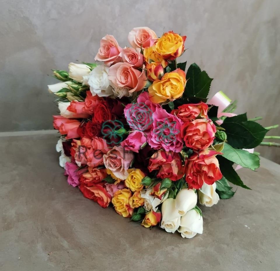 Букет цветов из: Розы в Николиной горе