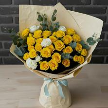 Букет цветов из:  Розы в Николиной горе