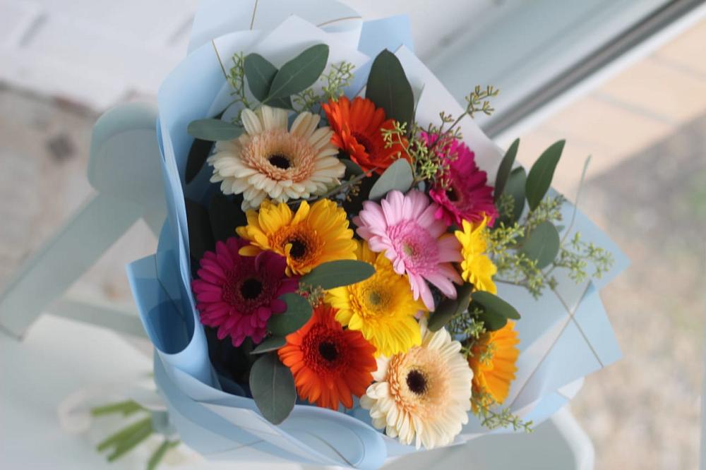 Букет цветов из: Герберы в Николиной горе