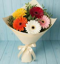Букет цветов из:  Герберы в Николиной горе