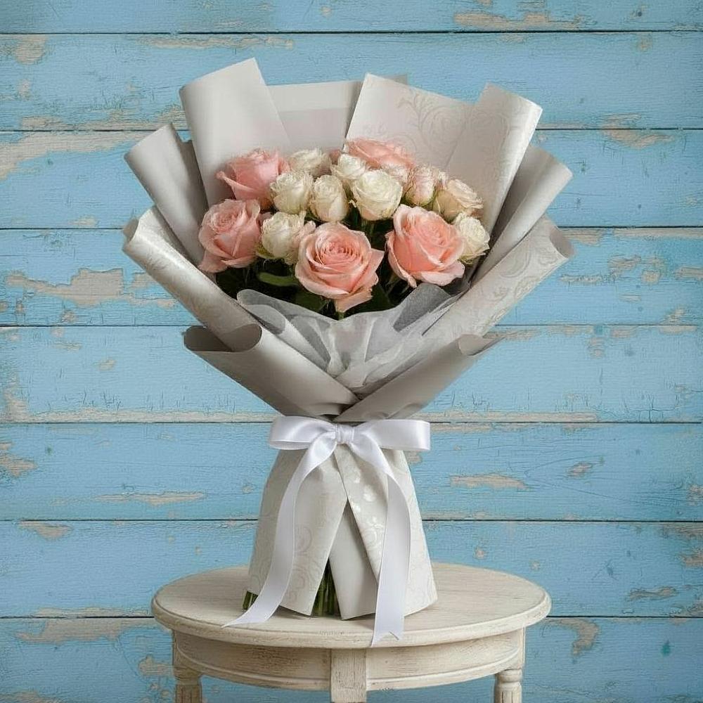 Букет цветов из: Розы в Николиной горе