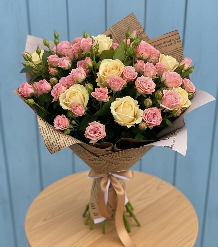 Букет цветов из: Розы в Николиной горе