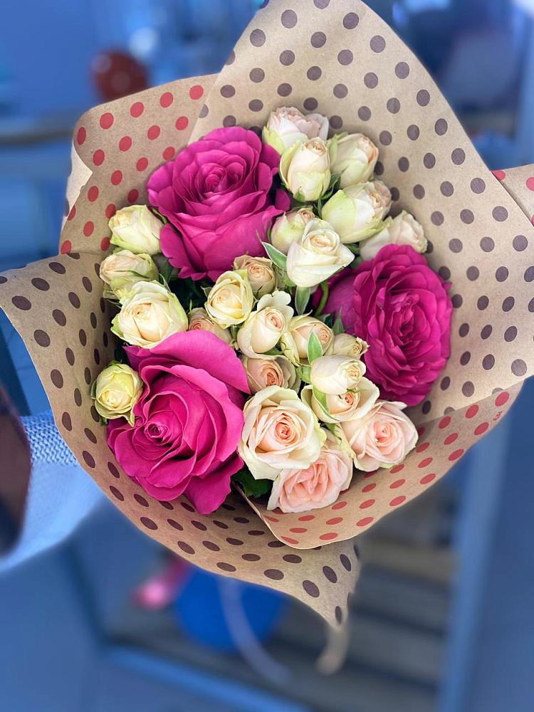 Букет цветов из: Розы в Николиной горе