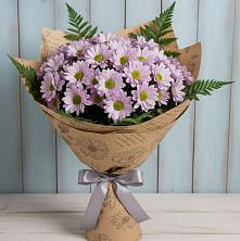 Букет цветов из:  Хризантемы в Николиной горе