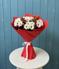 Букет цветов из:  Хризантемы в Николиной горе