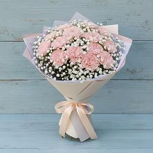 Букет цветов из:  Гвоздики в Николиной горе
