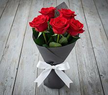 Букет 5 Красных роз Эдлесс Лав #REPLACE_PRED# Николиной горе