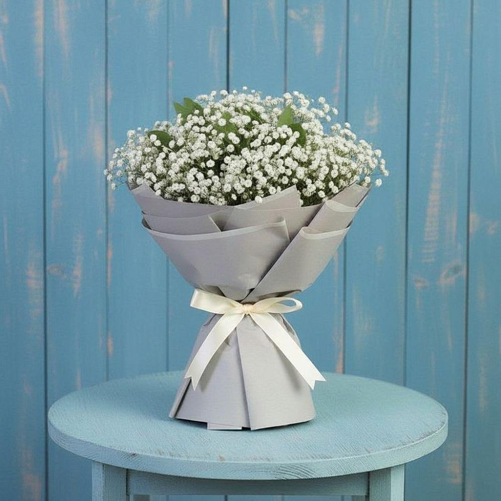 Букет цветов из: Гипсофила в Николиной горе