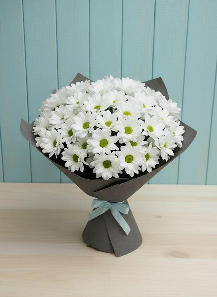 Букет цветов из: Хризантемы в Николиной горе