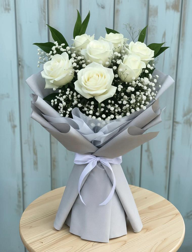 Букет цветов из: Розы в Николиной горе