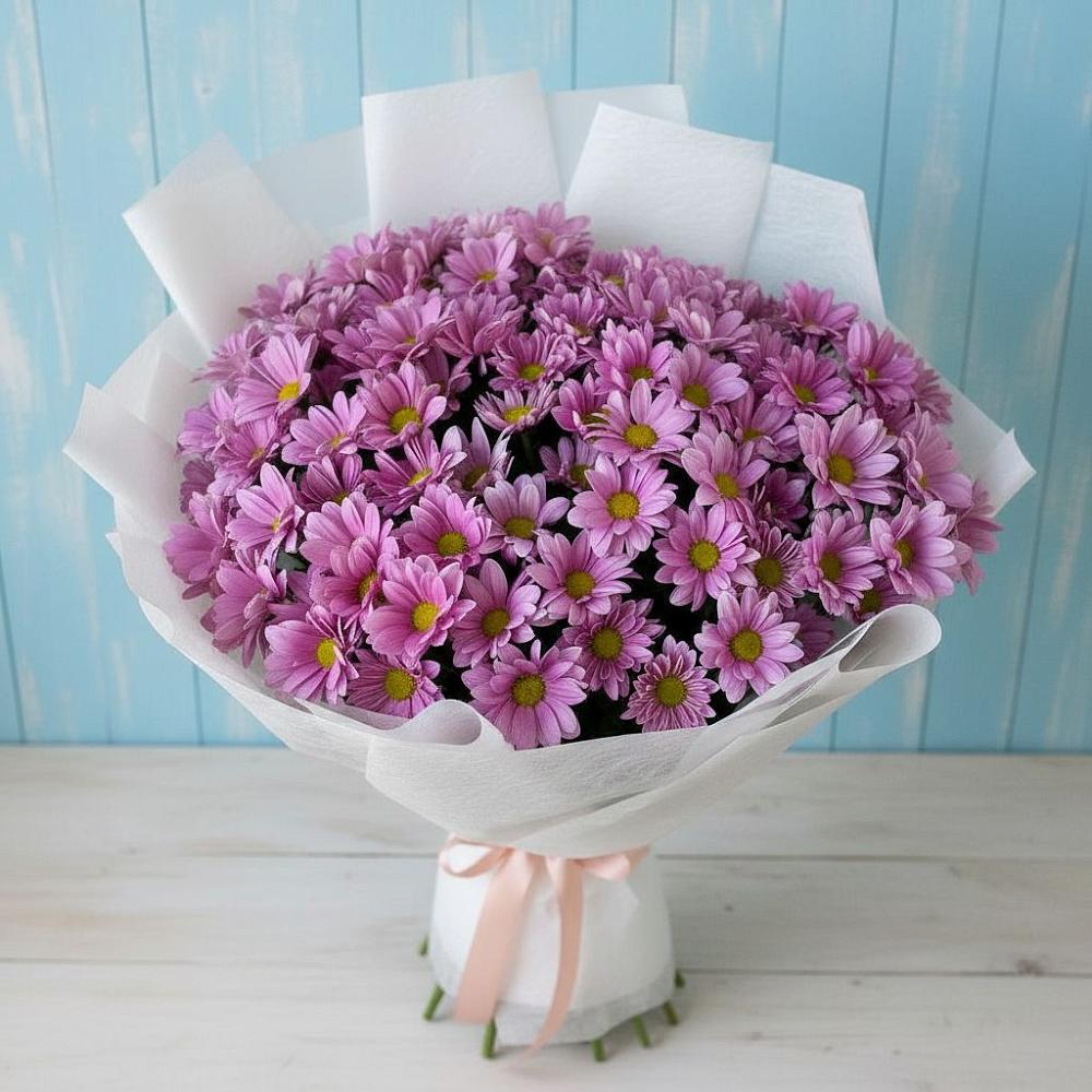 Букет цветов из: Хризантемы в Николиной горе