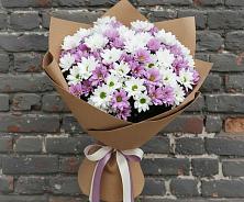 Букет цветов из:  Хризантемы в Николиной горе