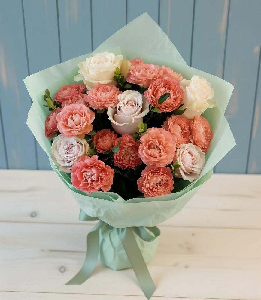 Букет цветов из: Розы в Николиной горе