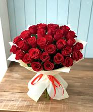 Букет 29 Красных роз в Николиной горе