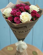 Букет цветов из:  Розы в Николиной горе