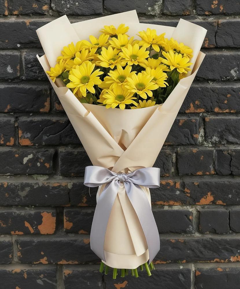 Букет цветов из: Хризантемы в Николиной горе