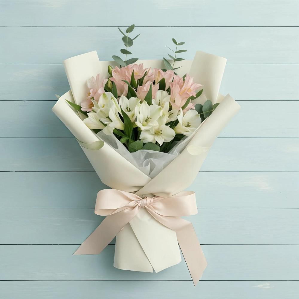 Букет цветов из: Альстромерии в Николиной горе