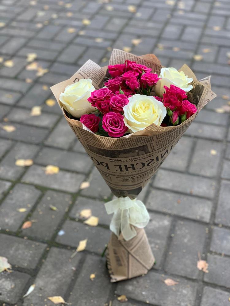 Букет цветов из: Розы в Николиной горе