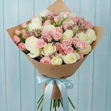 Букет цветов из:  Розы в Николиной горе